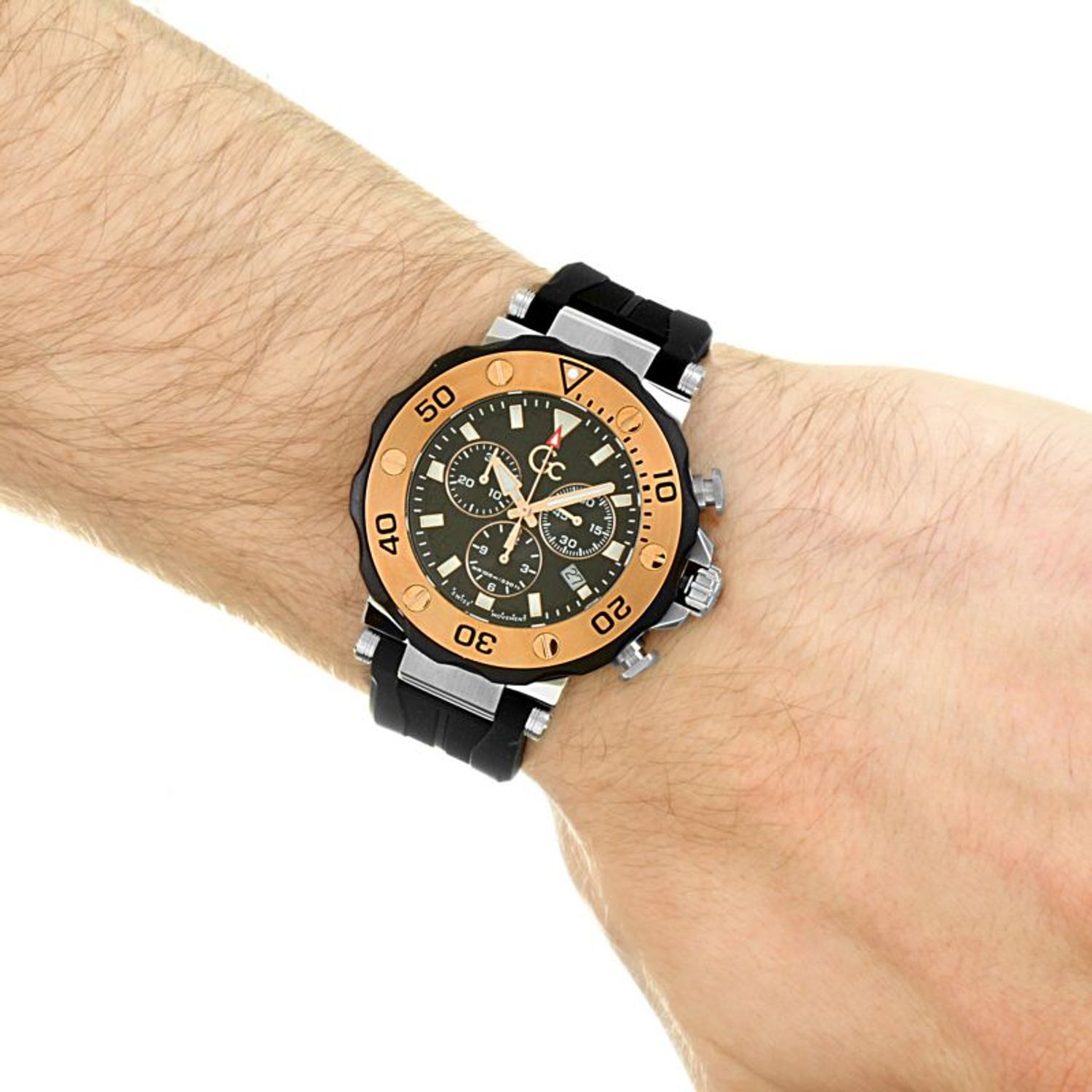 Ceas Barbati, GUESS, Gc DiverCode Chrono Y63003G2MF fotografia produsului View 5 L