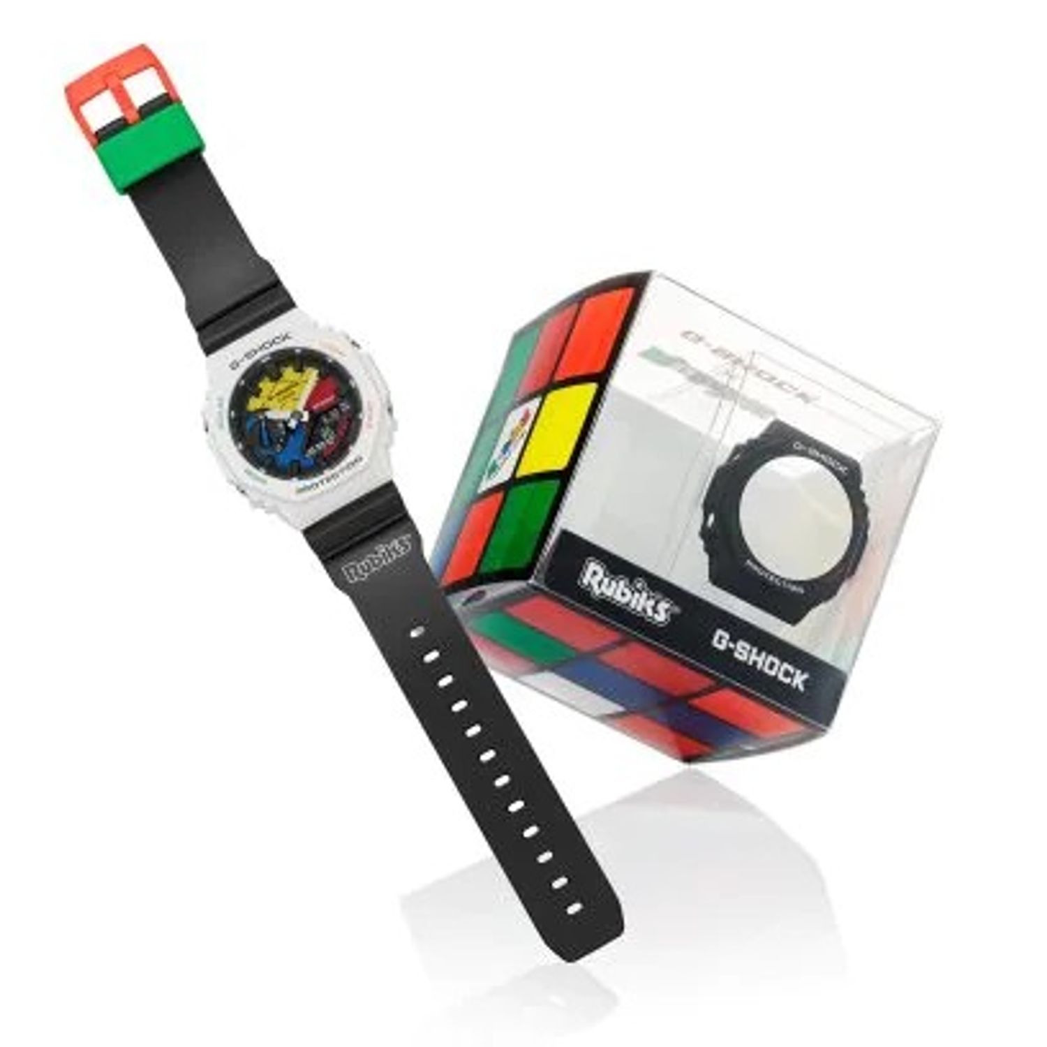 Ceas Barbati, Casio G-Shock Rubik's Limited Edition GAE-2100RC fotografia produsului View 4 L