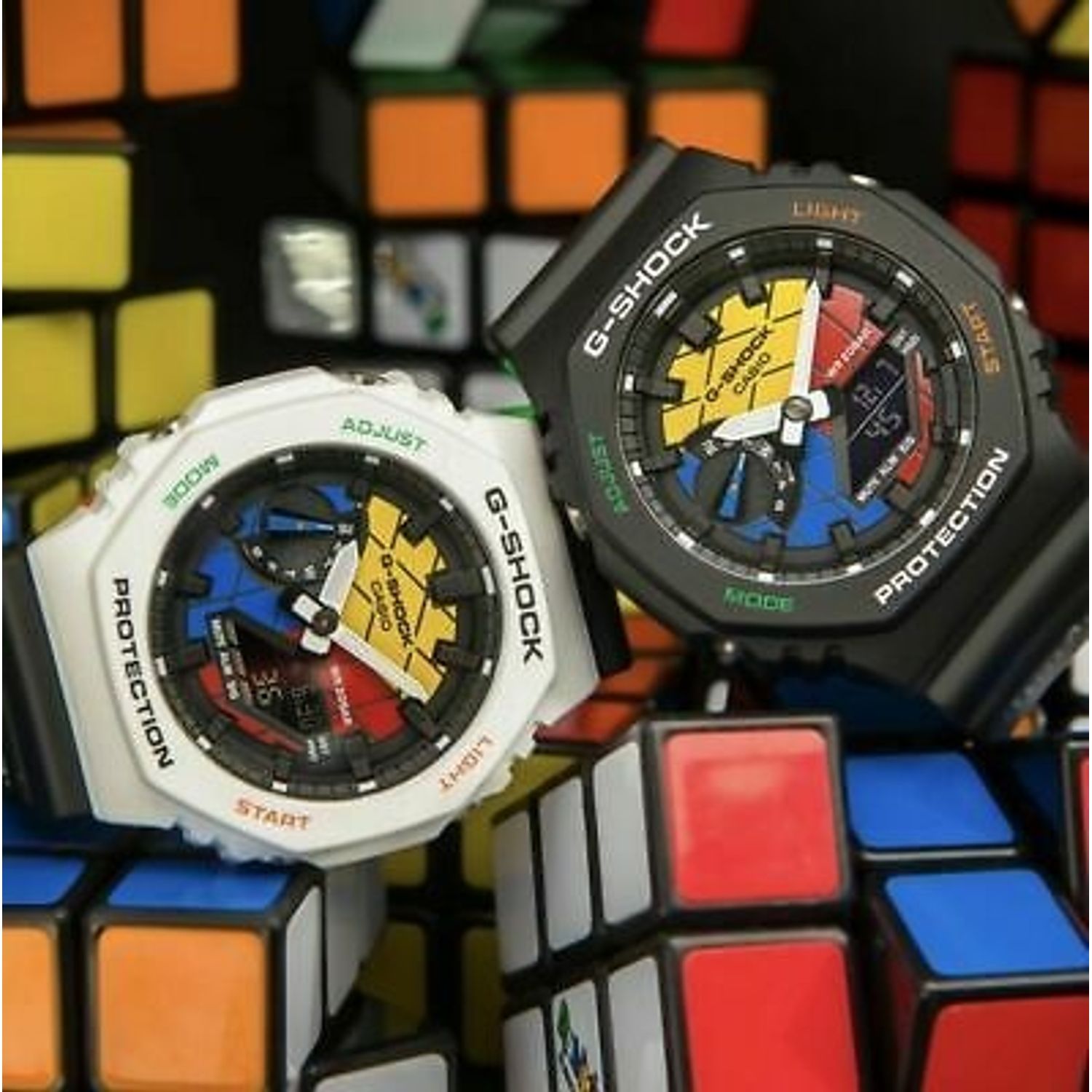 Ceas Barbati, Casio G-Shock Rubik's Limited Edition GAE-2100RC fotografia produsului View 2 L