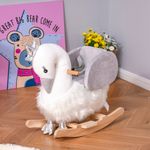 HomCom jucarie balansoar, lebada cu sunete 60x33x59cm fotografia produsului