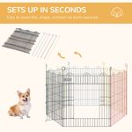 PawHut tarc modular pentru animale, sarma, 79x60cm fotografia produsului View 7 S