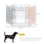 PawHut tarc modular pentru animale, sarma, 79x60cm fotografia produsului
