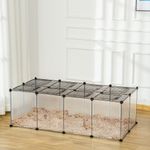 PawHut cusca modulara pentru hamsteri, 140x70x45cm fotografia produsului