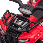 HOMCOM Quad Electric pentru Copii Baterie 6V Faruri Functionale Rosu fotografia produsului View 3 S