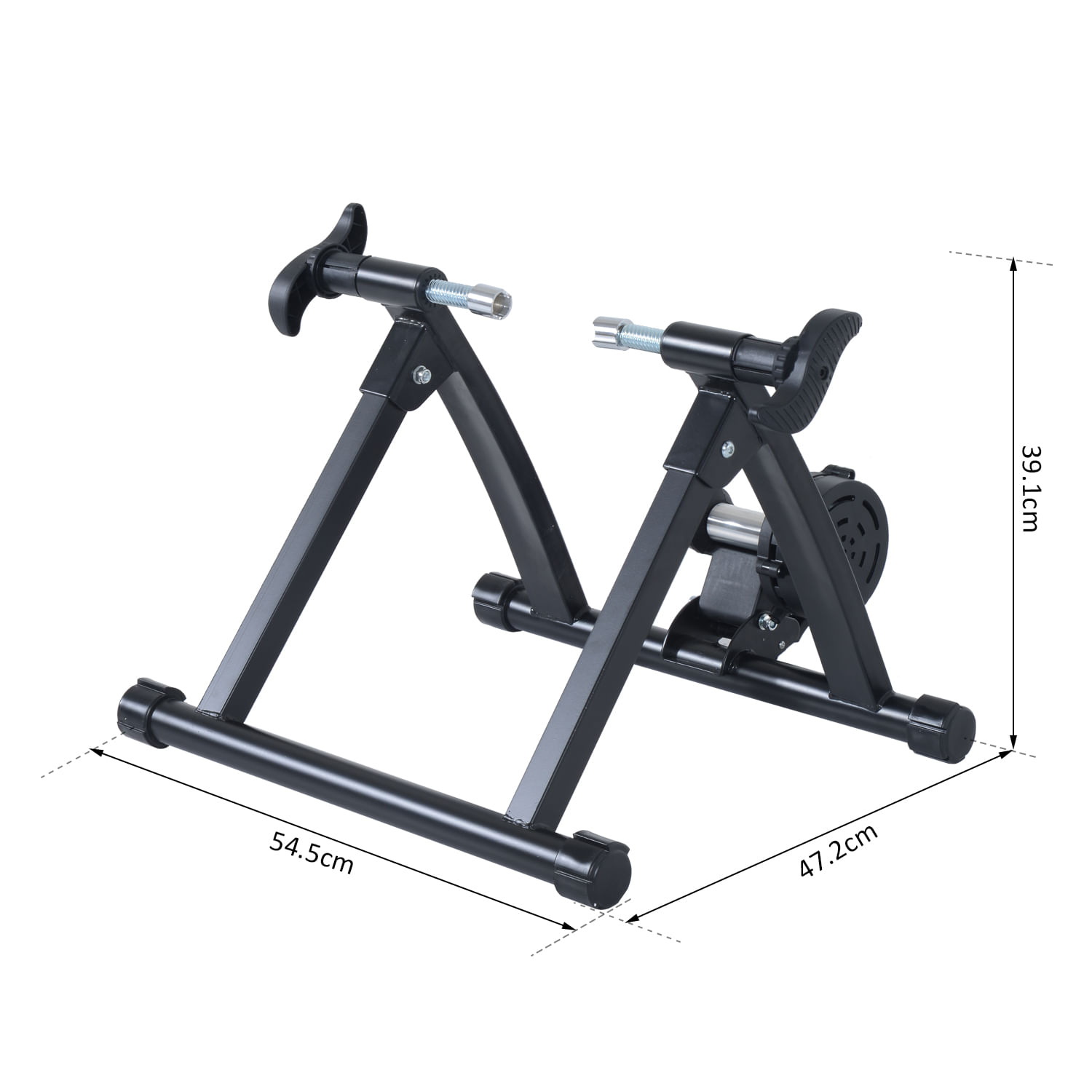 HomCom bicicleta pliabila home use, 54,5x47,2x39,1cm, negru fotografia produsului View 2 L