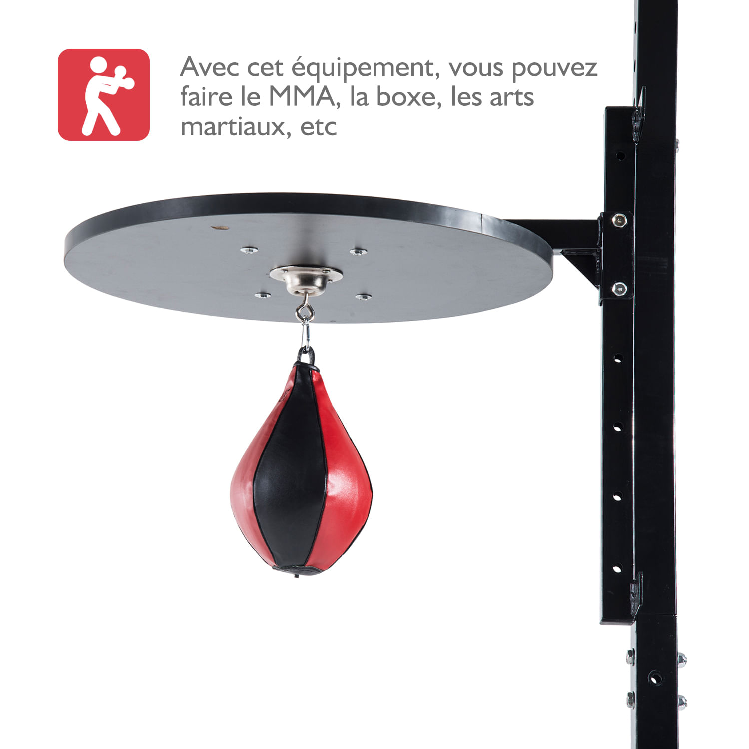 Homcom Platforma Box cu Speed Ball de 21 cm, Punchball pentru Antrenament fotografia produsului View 5 L
