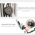 HOMCOM Bicicleta Pliabila 2 in 1 Rezistenta 8 Nivele Elastice pentru Brate fotografia produsului View 5 S