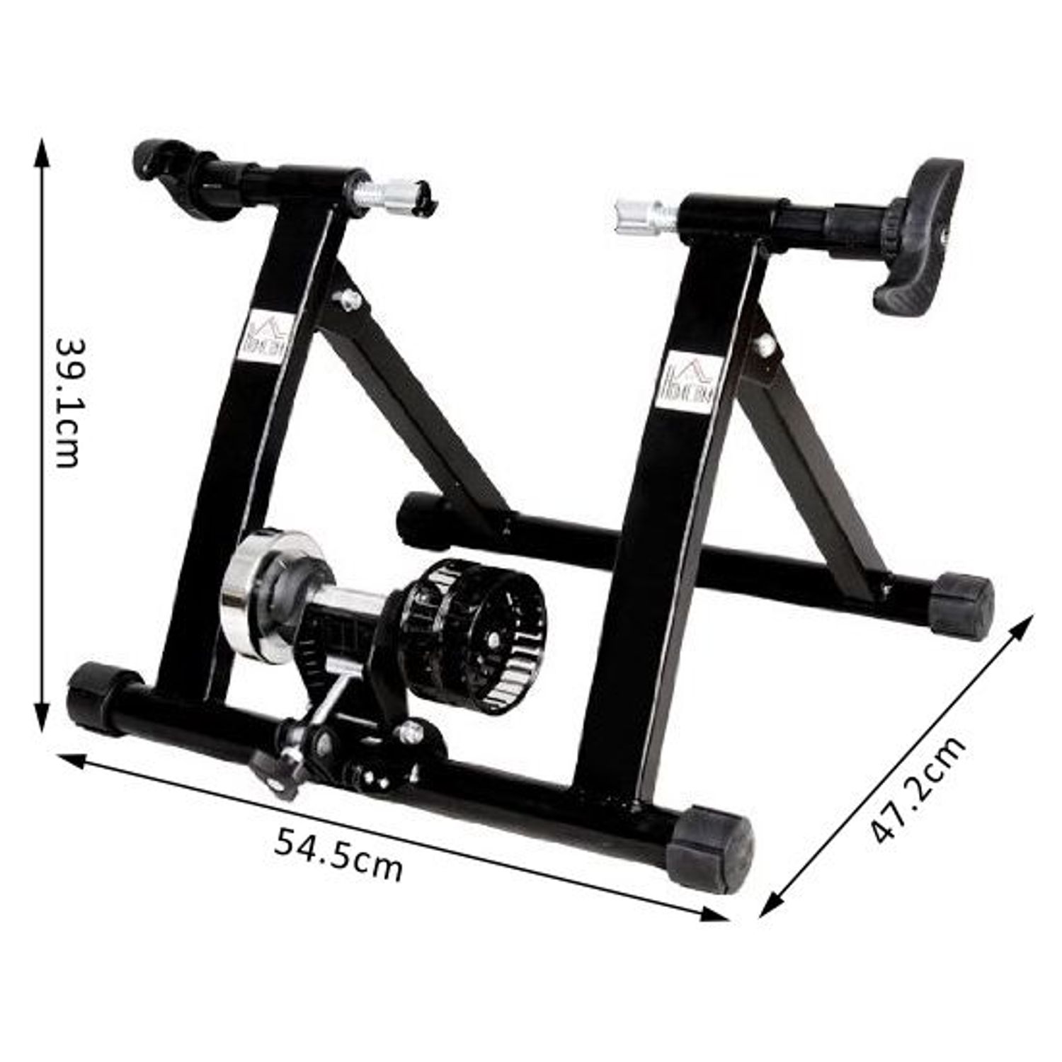 HomCom, suport rola pentru bicicleta si antrenamente, negru fotografia produsului View 2 L