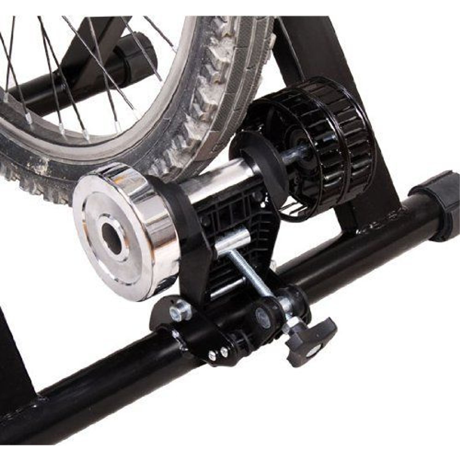 HomCom, suport rola pentru bicicleta si antrenamente, negru fotografia produsului View 3 L