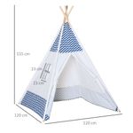 HomCom cort indian pentru copii, varsta 3-6 ani fotografia produsului View 2 S