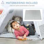 HomCom cort indian pentru copii, varsta 3-6 ani fotografia produsului View 8 S