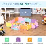 HomCom covor tip puzzle, 2 in 1, cu 25 piese, acopera 120 cm fotografia produsului View 6 S