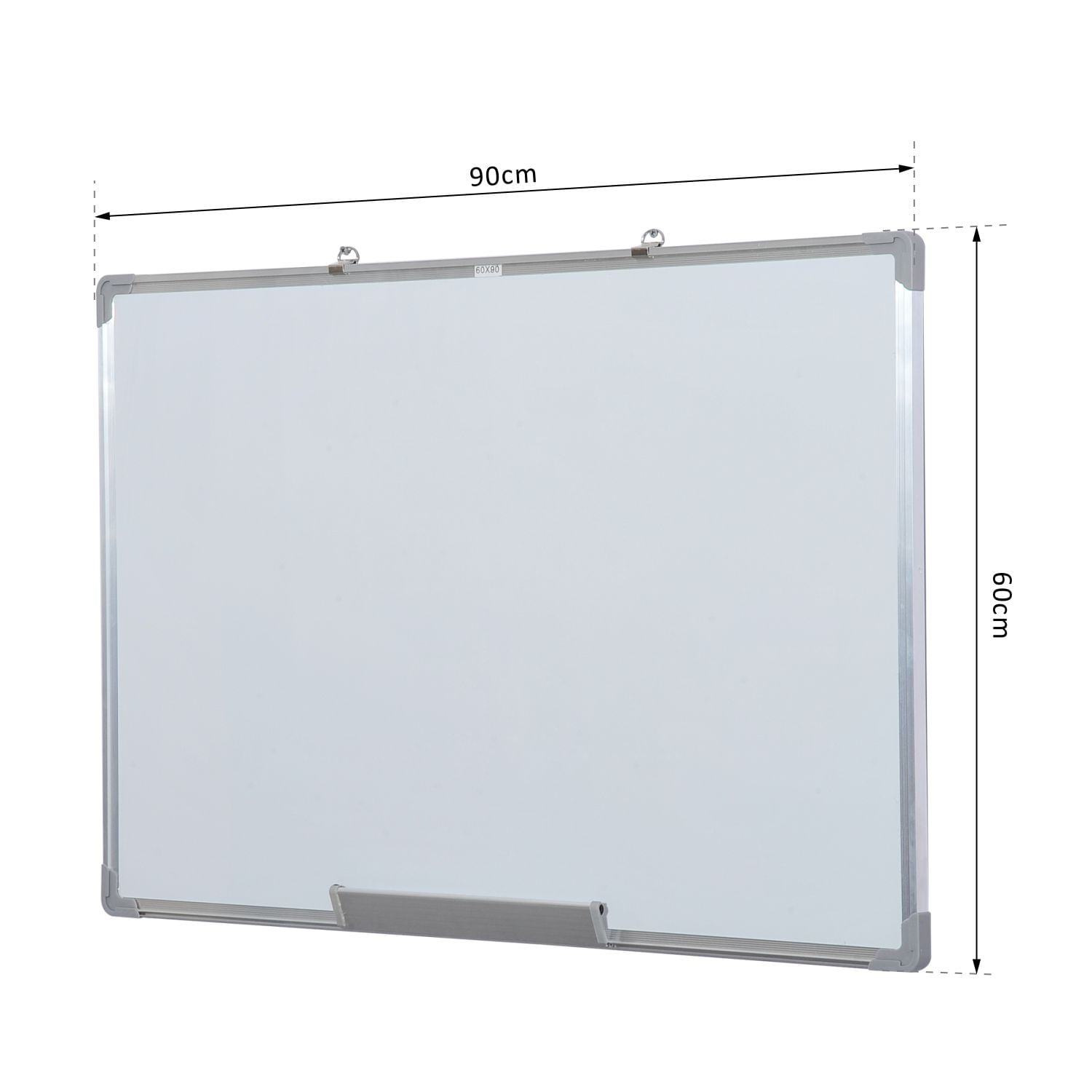 HomCom tabla magnetica pentru perete, 90 x 60 cm, alb fotografia produsului View 2 L