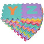 HomCom covor puzzle pentru copii, 36 piese, multicolor fotografia produsului View 5 S