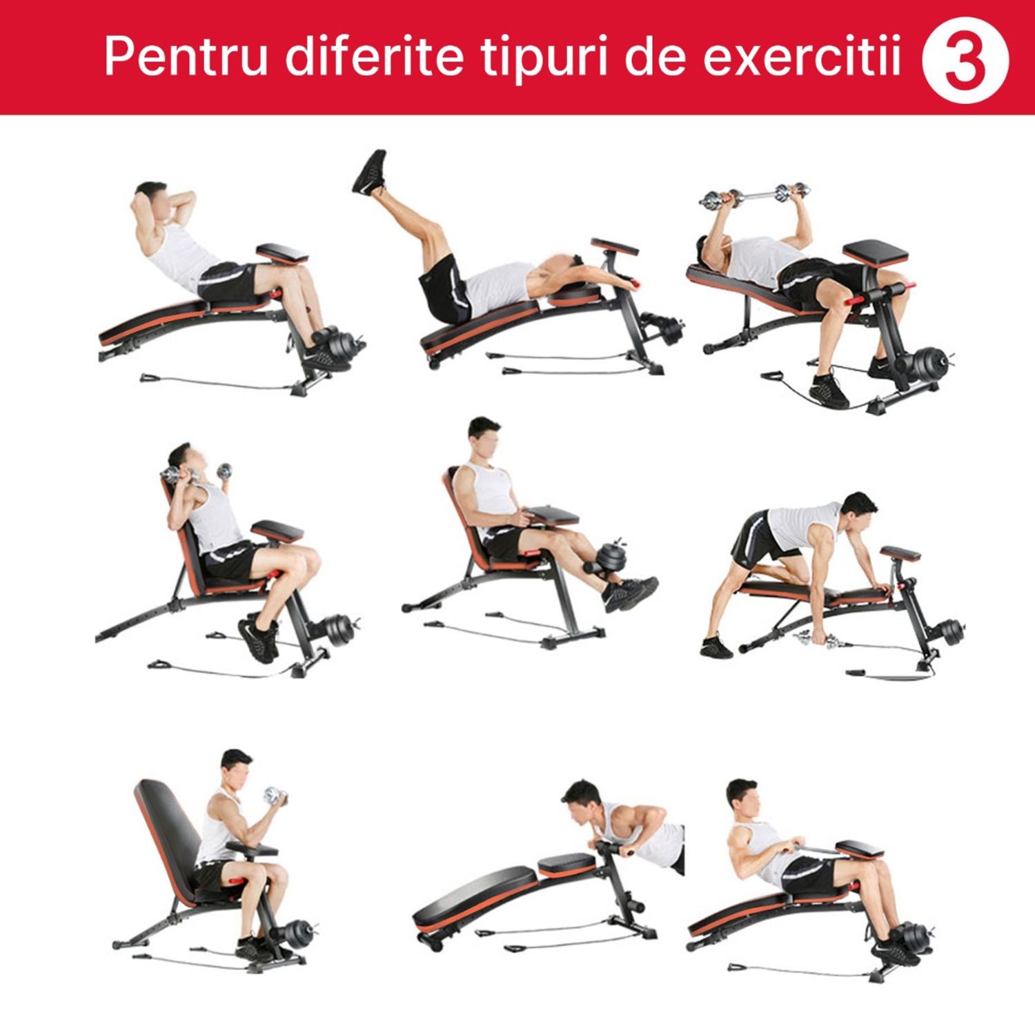 HomCom banca multifunctionala pentru antrenament complet fotografia produsului View 4 L