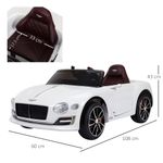 HOMCOM Masina Electrica Copii Bentley Conducere manuala si Telecomanda fotografia produsului View 2 S