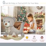 HOMCOM Cal tip Balansoar in Forma de Urs pentru Copii 18-36 luni Interactiv fotografia produsului View 8 S