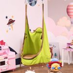 Outsunny hamac pentru copii, portabil, 75x55x140 cm verde fotografia produsului