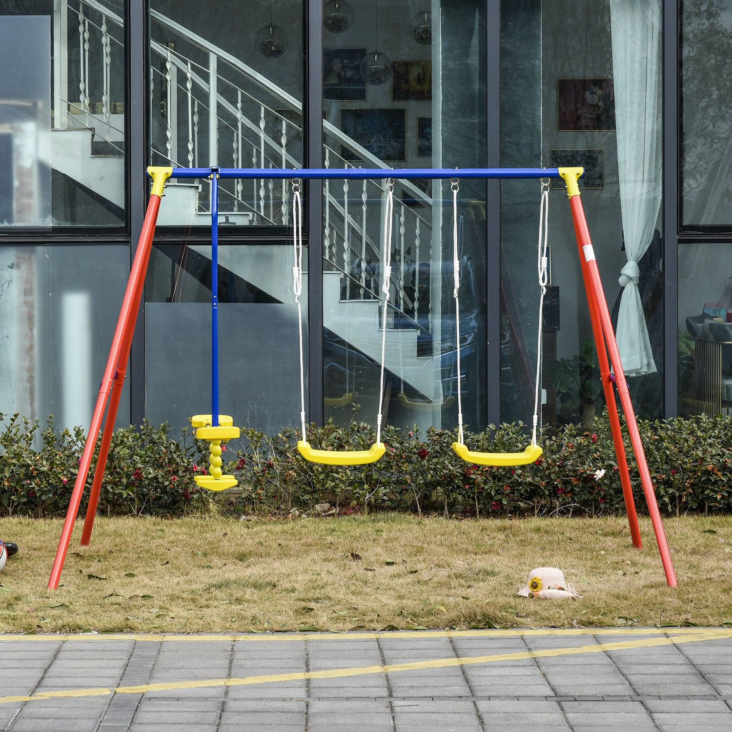 Outsunny Set Legan de Gradina 2 Simple si 1 Dublu Inaltime Reglabila fotografia produsului