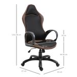 Vinsetto Scaun Gaming Reglabil pe Inaltime si Balansoar, Pivotant 360&deg; fotografia produsului View 2 S