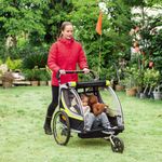 HOMCOM Remorca pentru bicicleta pentru copii 2 in 1 fotografia produsului