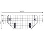 Pawhut bariera protectie auto, caini 89-122x41cm, neagra fotografia produsului View 2 S