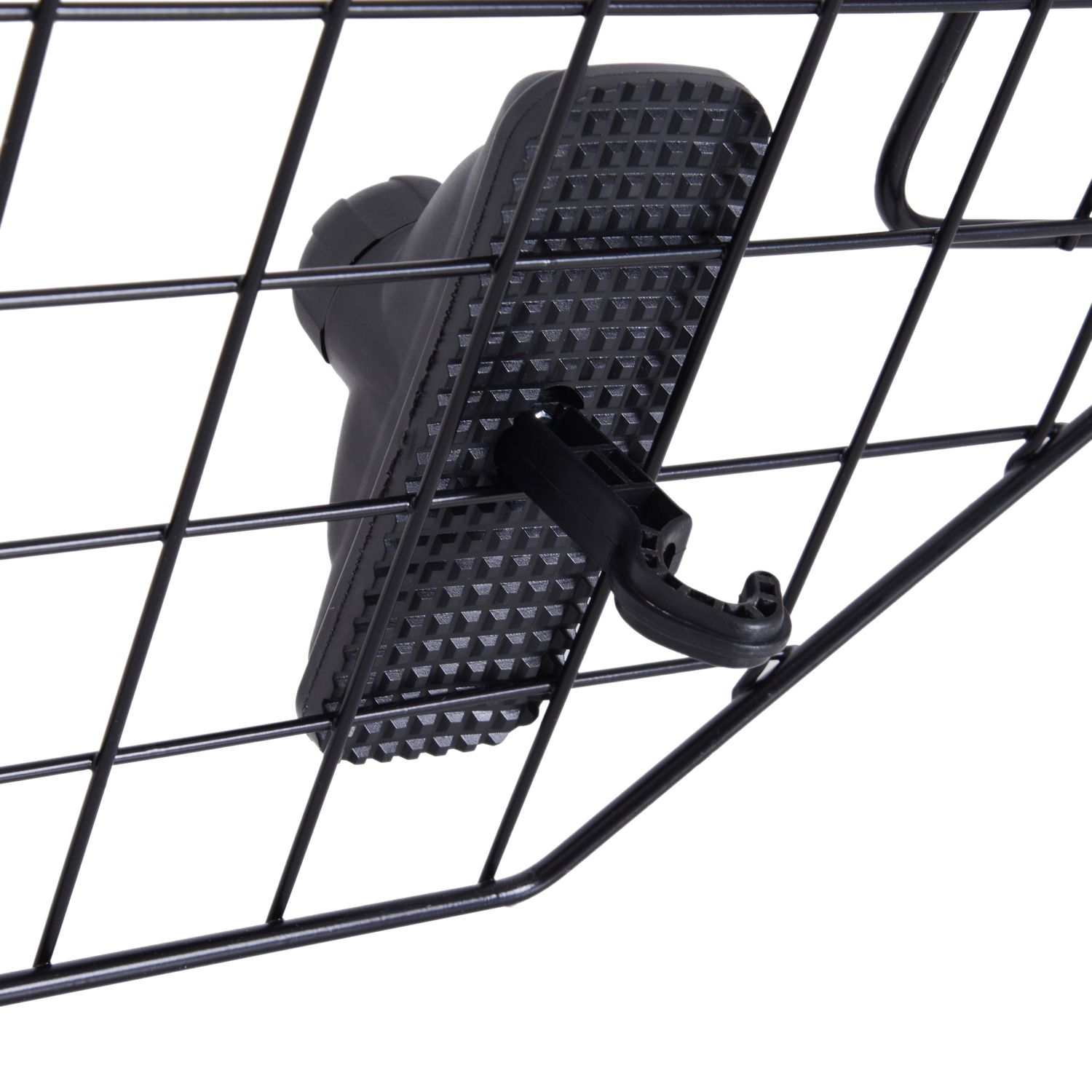 Pawhut bariera protectie auto, caini 89-122x41cm, neagra fotografia produsului View 4 L