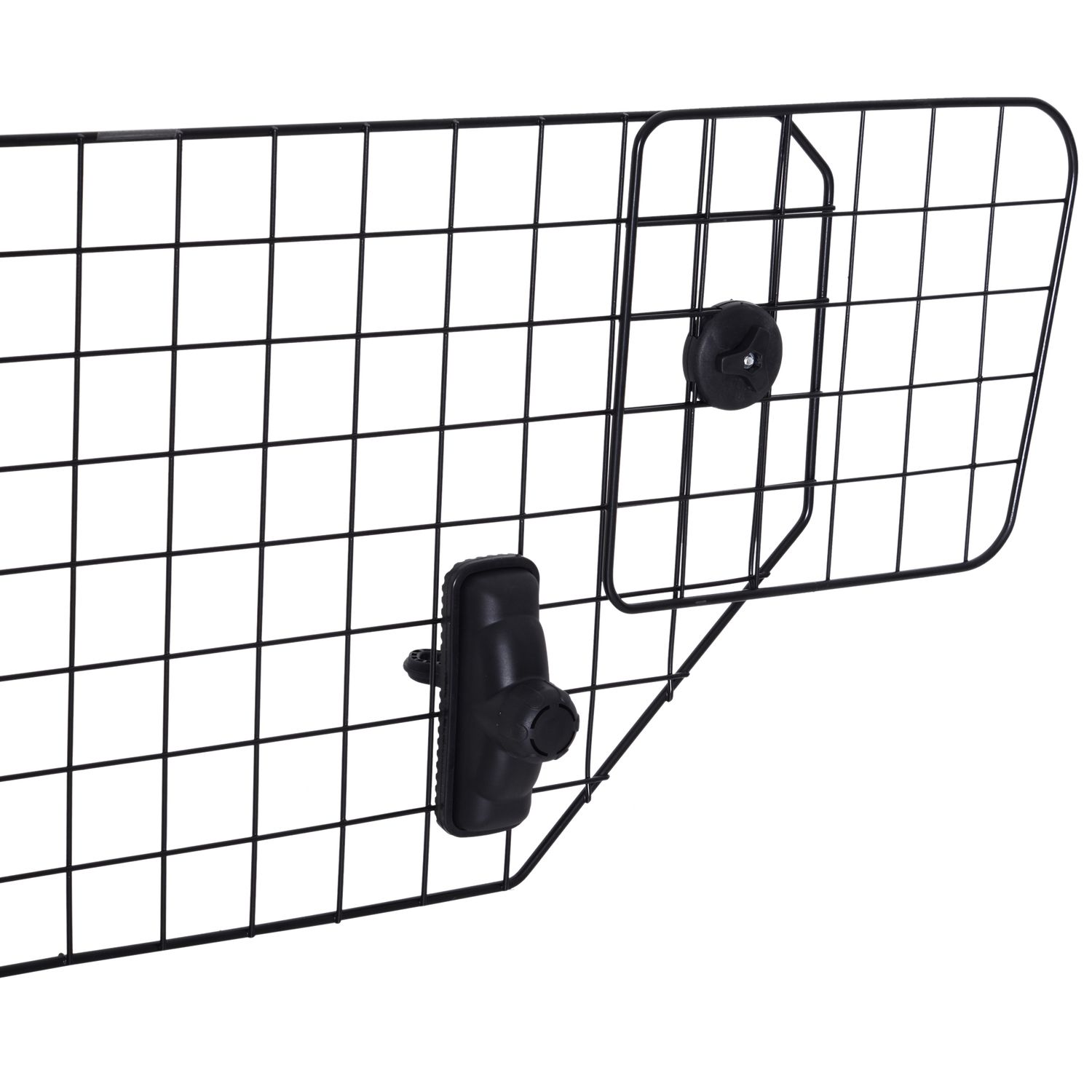 Pawhut bariera protectie auto, caini 89-122x41cm, neagra fotografia produsului View 5 L