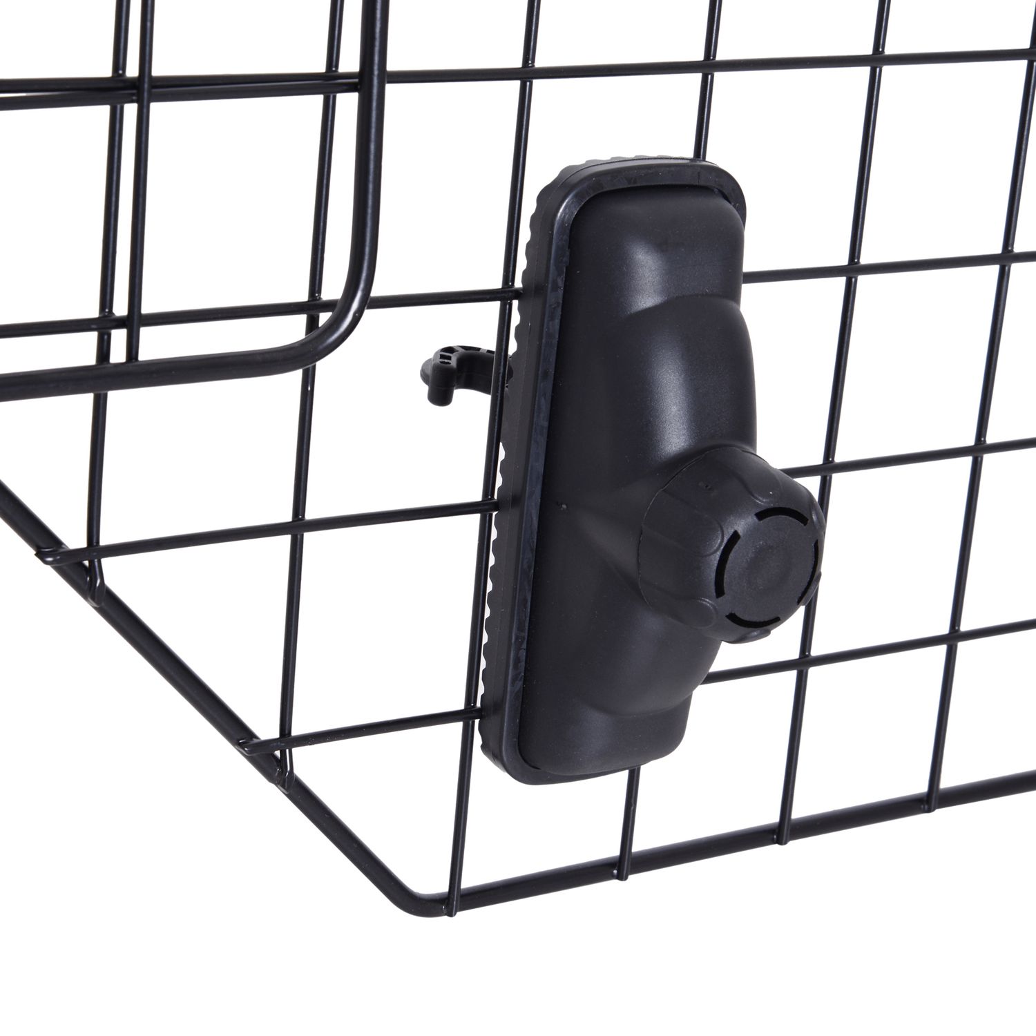 Pawhut bariera protectie auto, caini 89-122x41cm, neagra fotografia produsului View 8 L