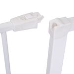 PawHut gard protectie caini, extensibil, 76-107cm, alb fotografia produsului View 7 S