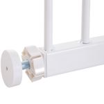 PawHut gard protectie caini, extensibil, 76-107cm, alb fotografia produsului View 5 S