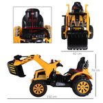 HomCom excavator electric pentru copii, 2.5KM/h fotografia produsului View 2 S
