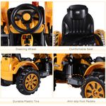 HomCom excavator electric pentru copii, 2.5KM/h fotografia produsului View 7 S