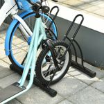 HomCom suport biciclete pentru interior/exterior, 60x54x57 cm fotografia produsului