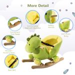 HomCom, balansoar dragon copii 60x33x45cm, verde si galben fotografia produsului View 4 S
