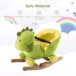 HomCom, balansoar dragon copii 60x33x45cm, verde si galben fotografia produsului View 8 S