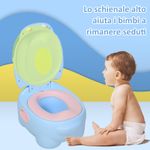 HomCom olita copii, design hipopotam plastic, 40x30x23cm fotografia produsului View 8 S