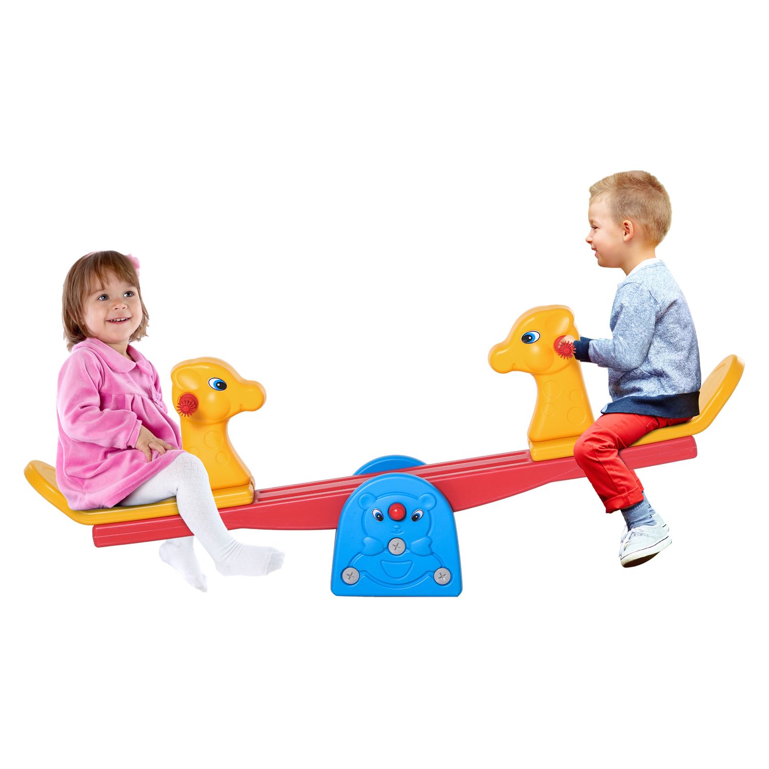 HomCom balansoar copii, 150x32x60cm, multicolor fotografia produsului View 4 L