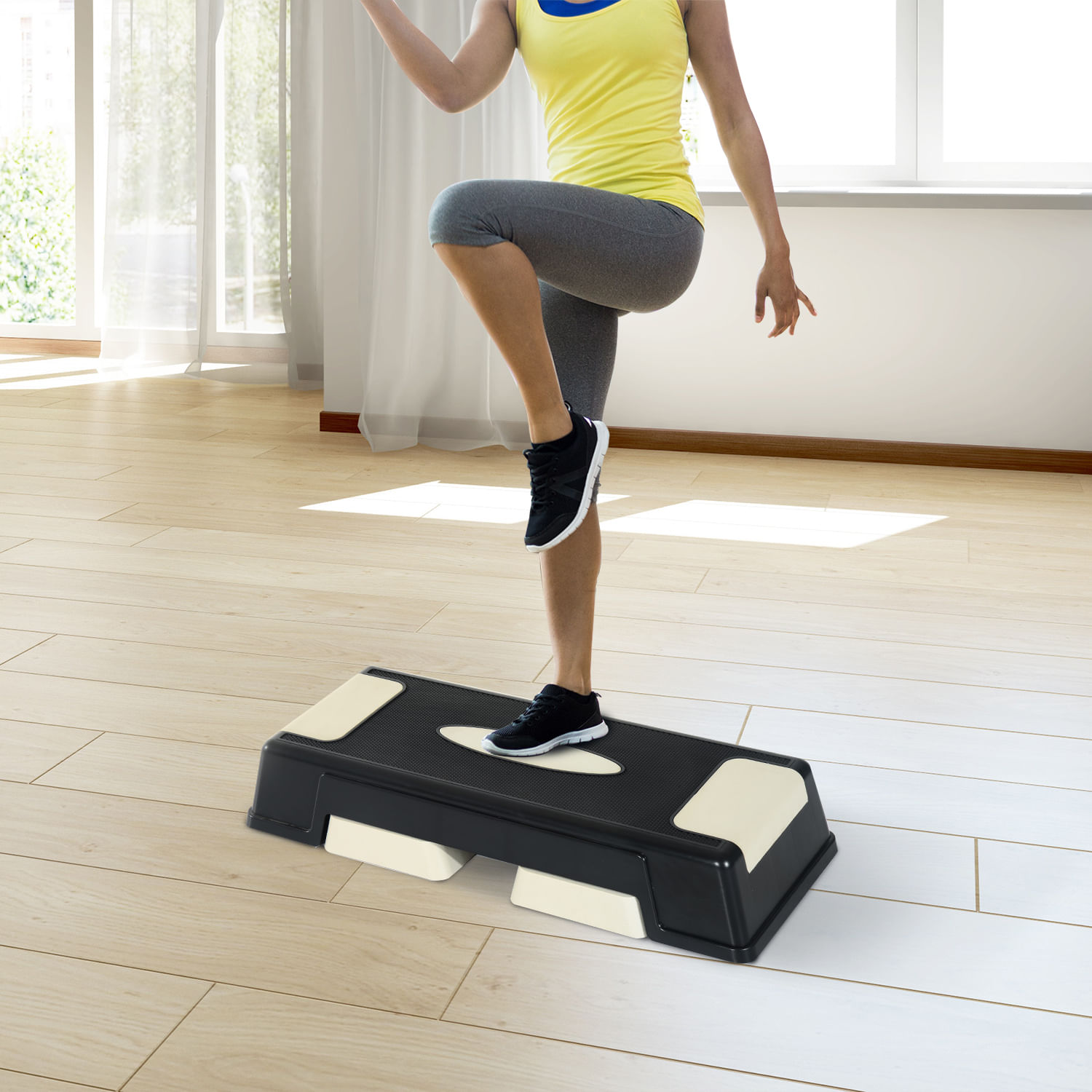 HomCom stepper profesional pentru aerobic, inaltime reglabila fotografia produsului View 3 L