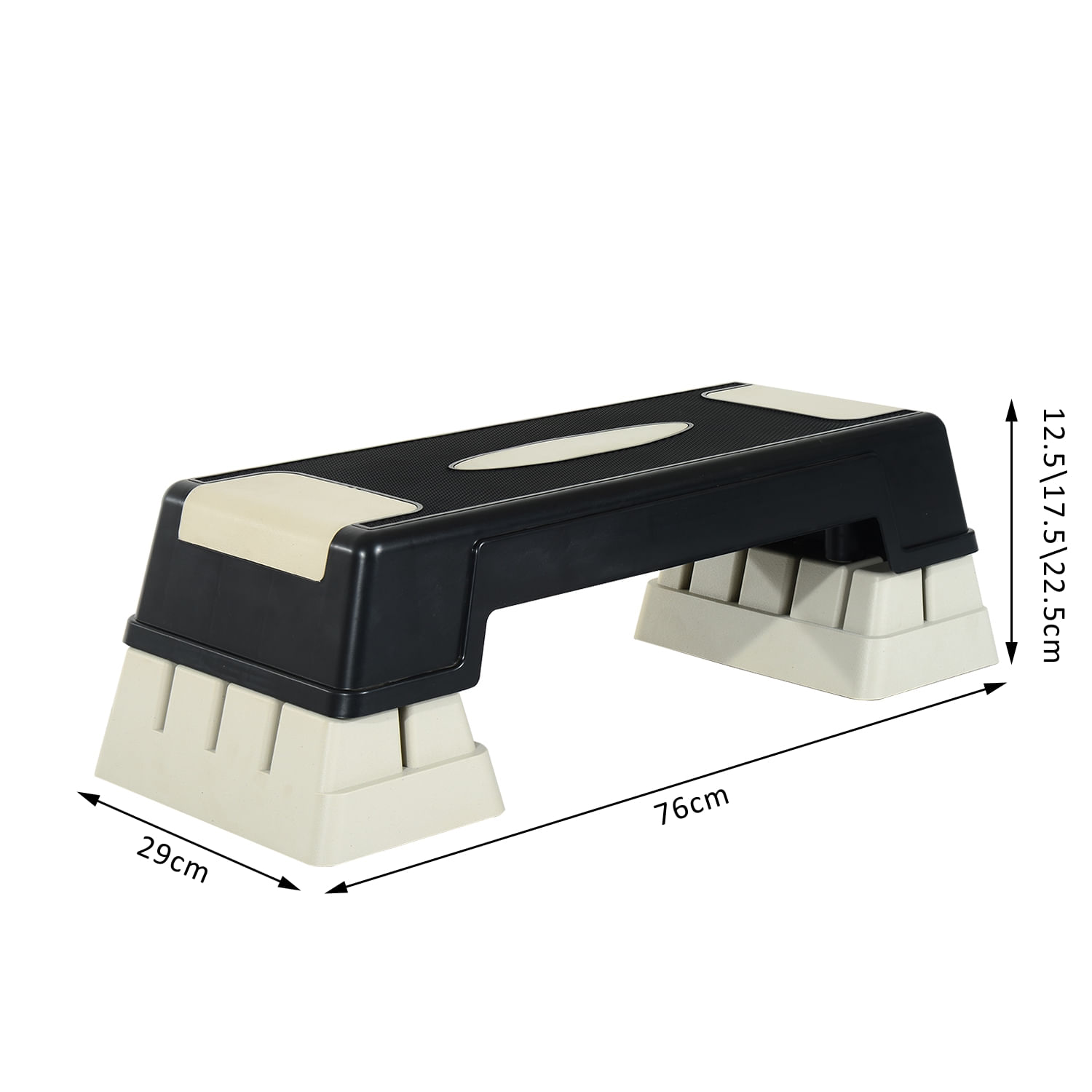 HomCom stepper profesional pentru aerobic, inaltime reglabila fotografia produsului View 2 L