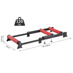 HomCom rulou bicicleta antrenament, 54x14.5x93-145cm fotografia produsului View 2 S