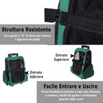PawHut Trolley Rucsac pentru Animale de Companie Verde fotografia produsului View 4 S