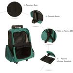 PawHut Trolley Rucsac pentru Animale de Companie Verde fotografia produsului View 7 S