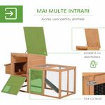PawHut cuibar gaini, multifunctional,190&times;81&times;103cm, lemn fotografia produsului View 4 S