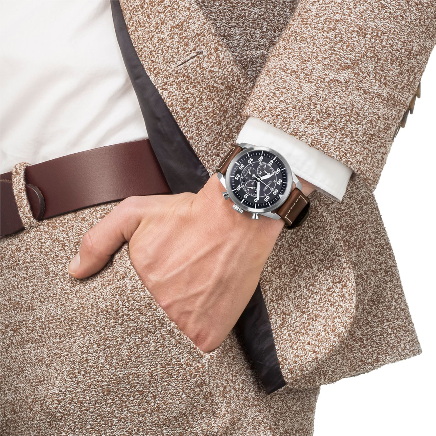 Ceas Barbati, CITIZEN, Eco-Drive CA4210-16E fotografia produsului View 2 L