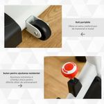 Homcom bicicleta spinning pentru interior, 103x 53x105-117.5cm fotografia produsului View 8 S