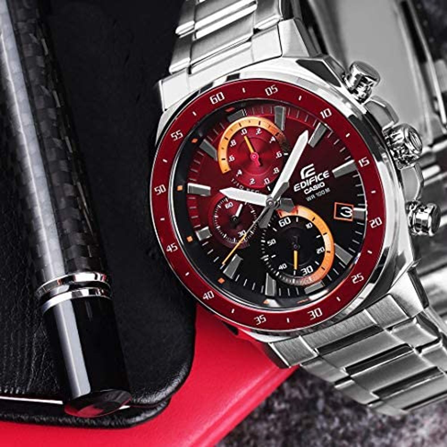 Ceas Barbati, CASIO, Edifice Classic EFV-600D-4AVUEF fotografia produsului View 3 L