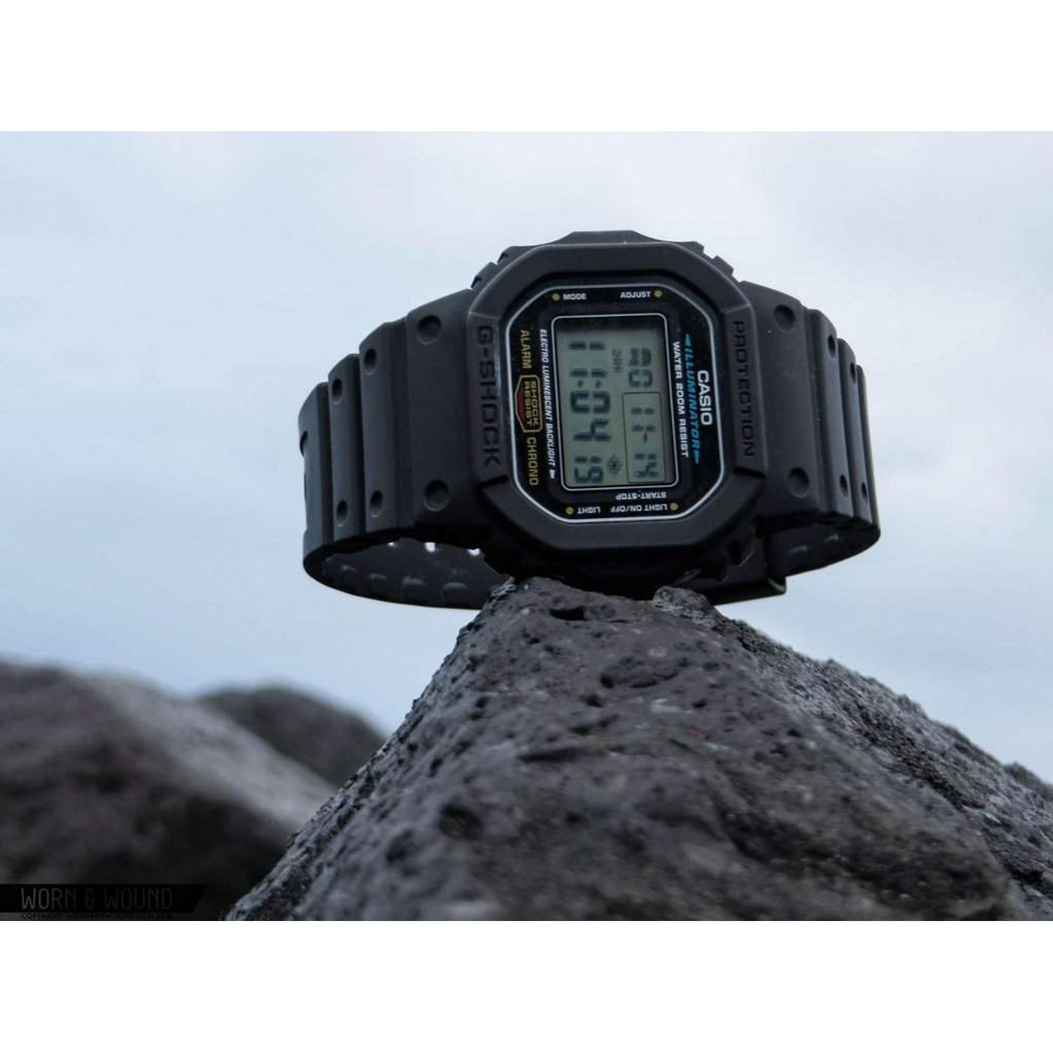 Ceas Barbati, Casio G-Shock, Digital DW-5600E-1V fotografia produsului View 4 L