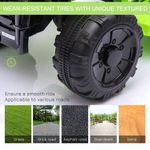 HOMCOM Quad Electric pentru Copii Baterie 6V Faruri Functionale si Pedale Verde fotografia produsului View 5 S