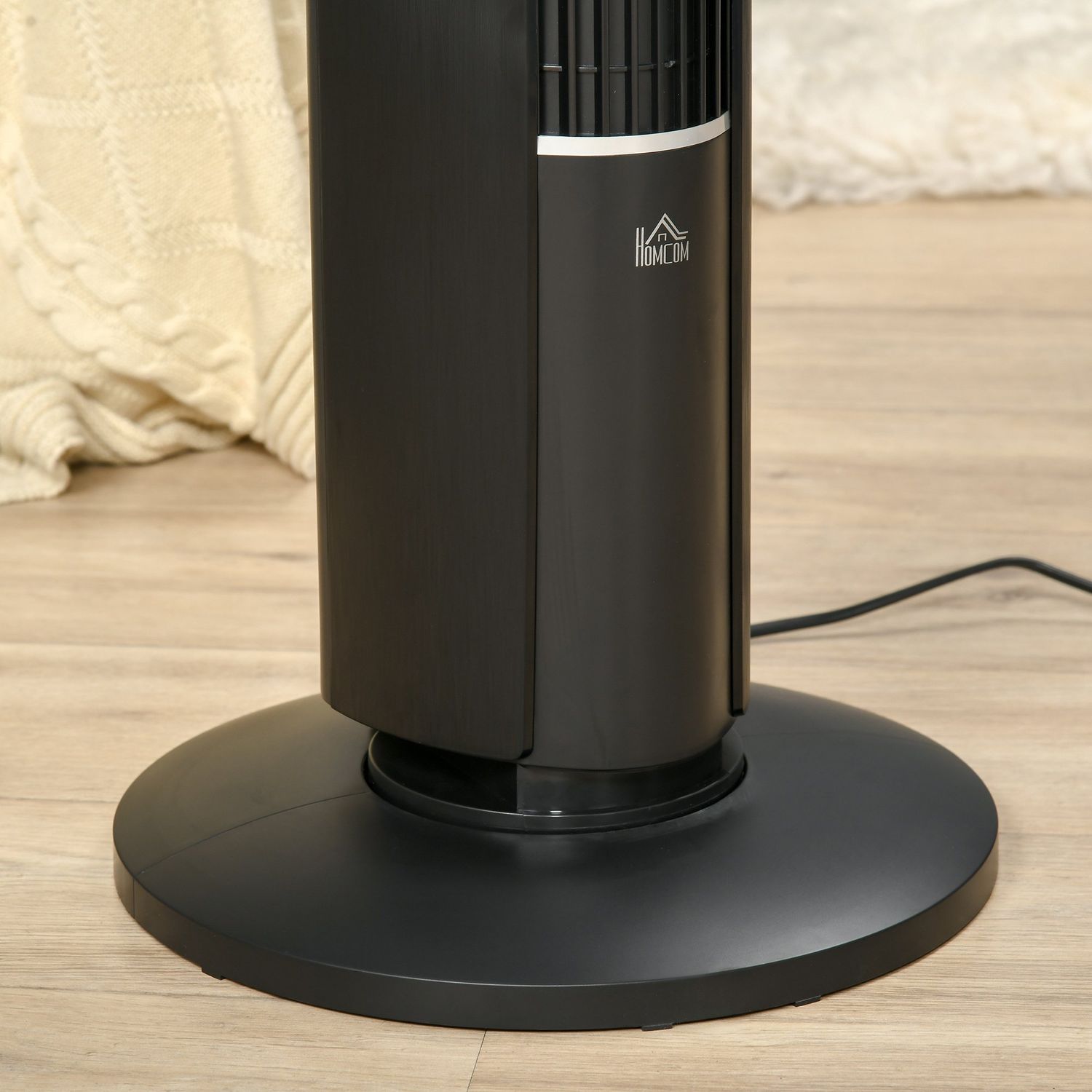 HOMCOM Ventilator Coloana cu 3 Viteze si 4 Moduri Negru fotografia produsului View 8 L